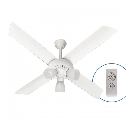 Ventilador De Techo Con Luz Severbon Vta420b Metal 85w
