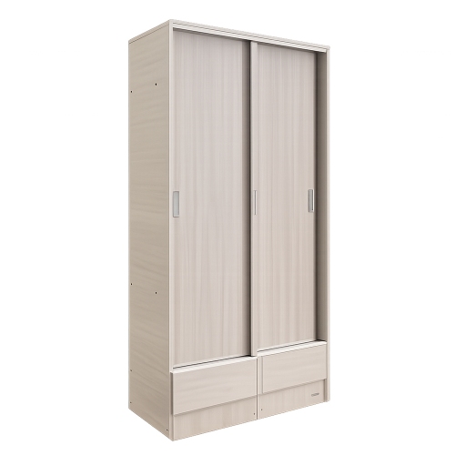 Placard Platinum 632-9 2 Puertas Corredizas Gris Andino